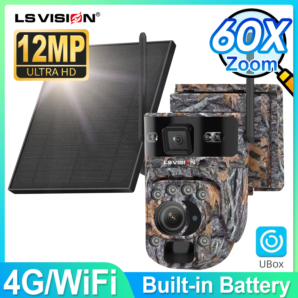 Trail Camera Infrared - LS VISION 60X Zoom Trail Cameras