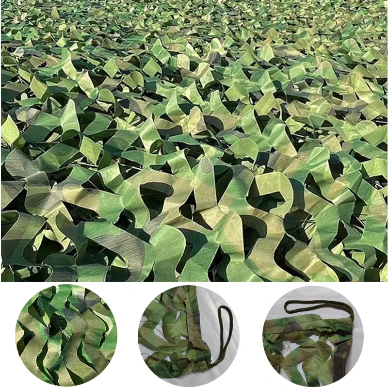 Camouflage Net Double Layer Wh - Hunting Outdoor Decor ulasan dan harga