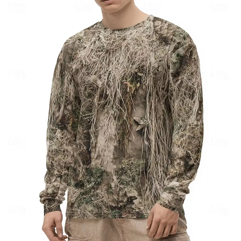Men's Camo Animal Print Long S - Hunting Outdoor Shirts ulasan dan harga