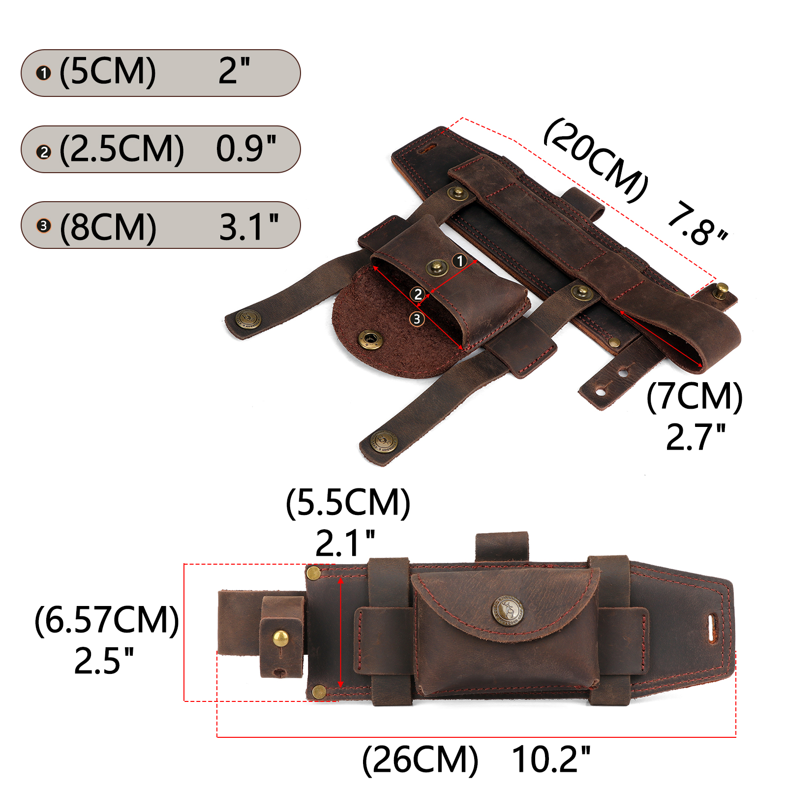 Tourbon Camping Leather thKnif - Knife Hunting Fixed Blade ulasan dan harga