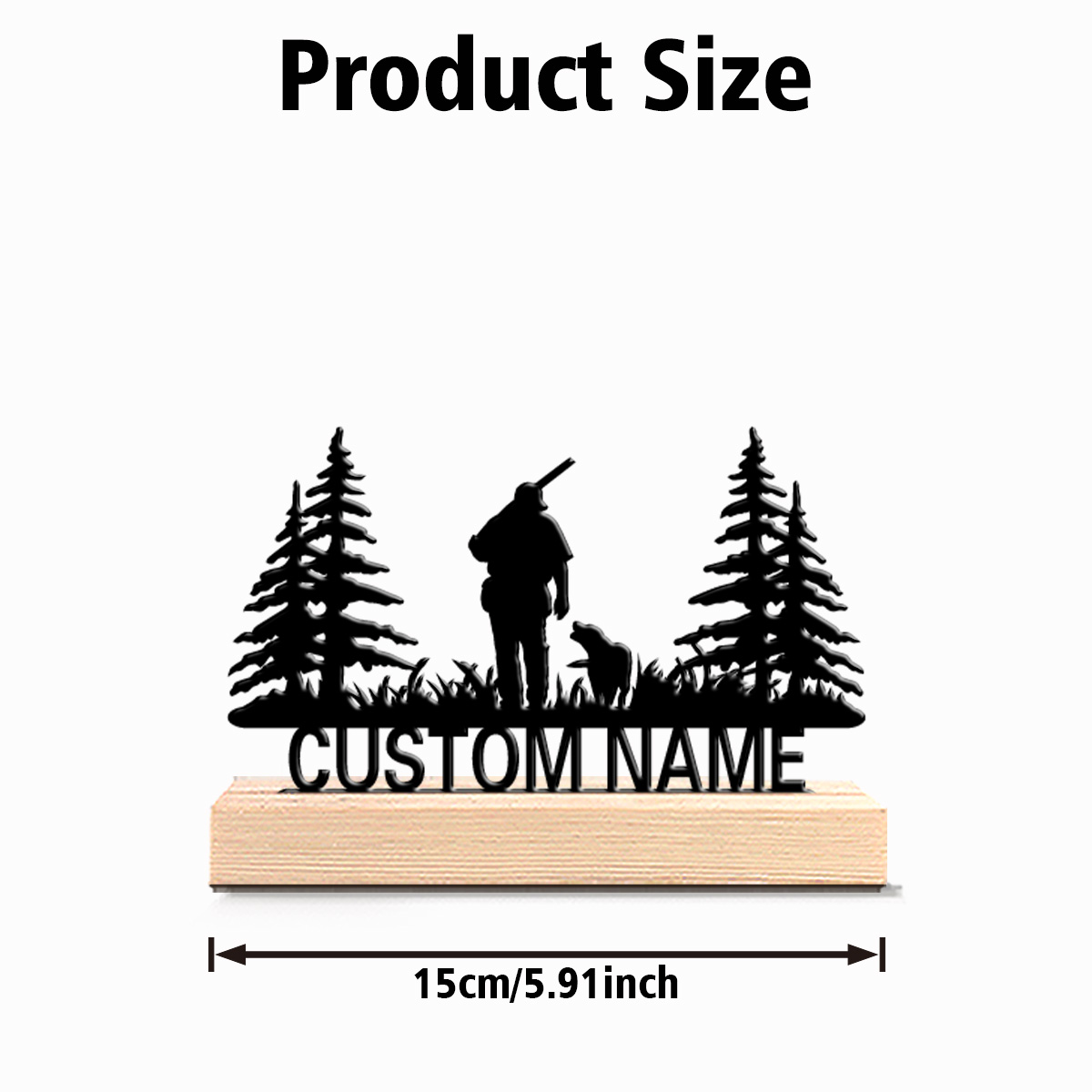1pc Fashion ersonalized Custom - Hunting Outdoor Christmas Decorations ulasan dan harga