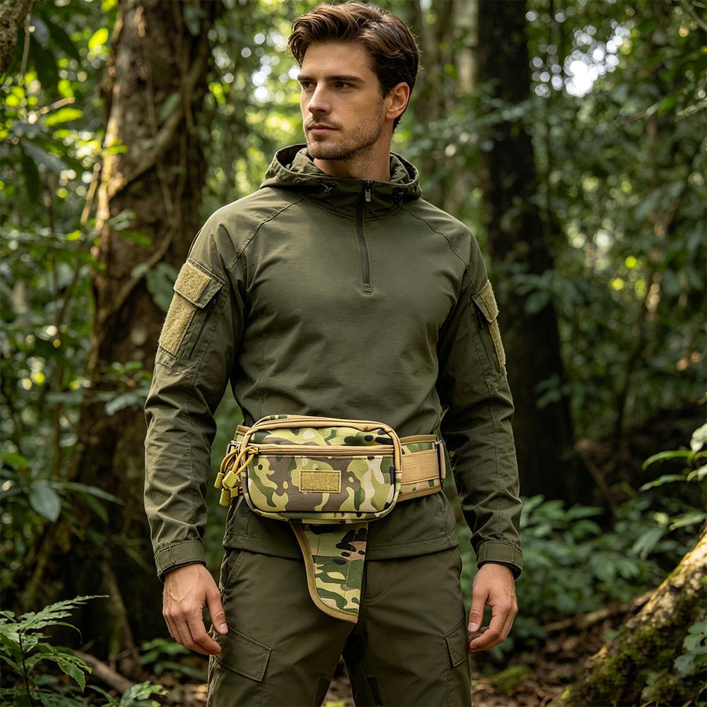 Camo Waterproof Tactical Waist - Outdoor Hunting Bag ulasan dan harga