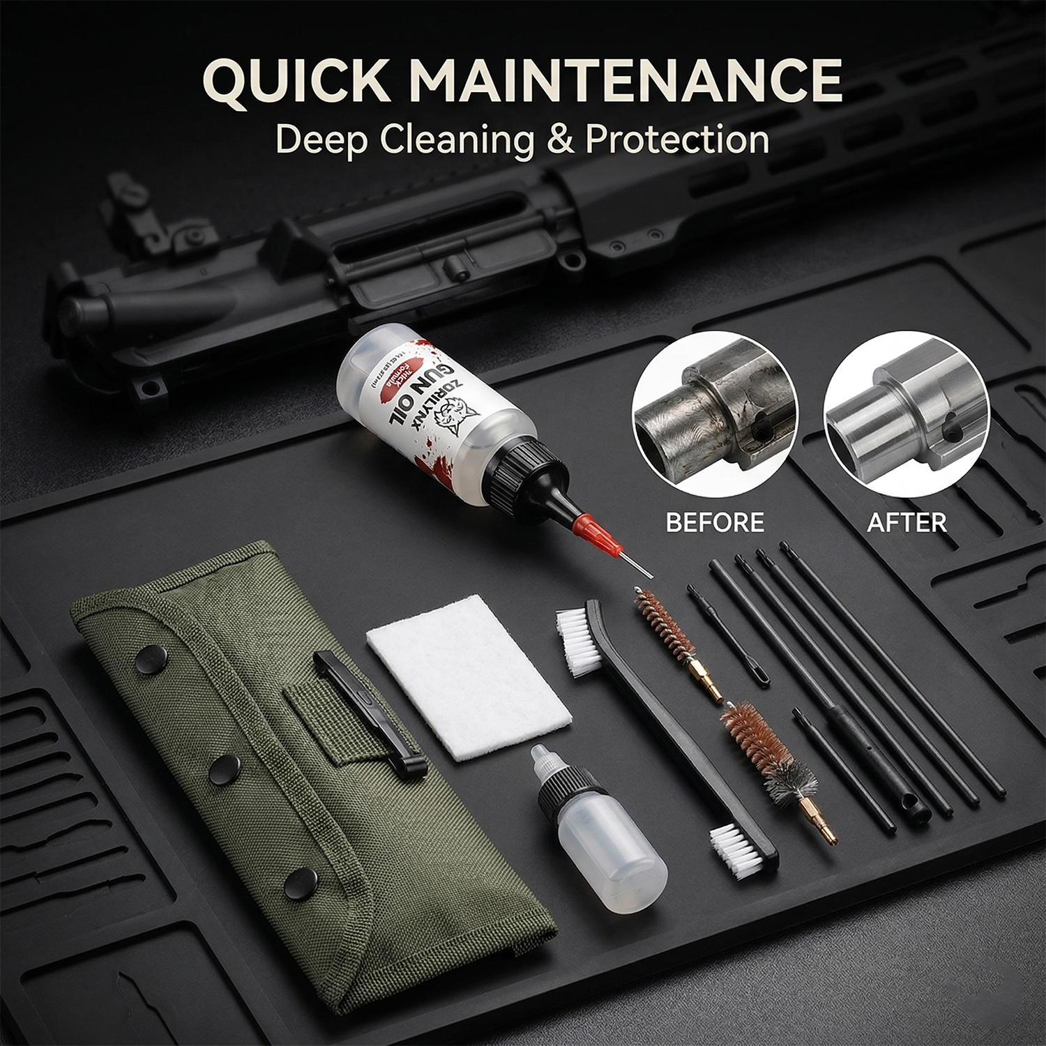 Professional Gun Cleaning Kit  - Gun Cleaning Rod ulasan dan harga
