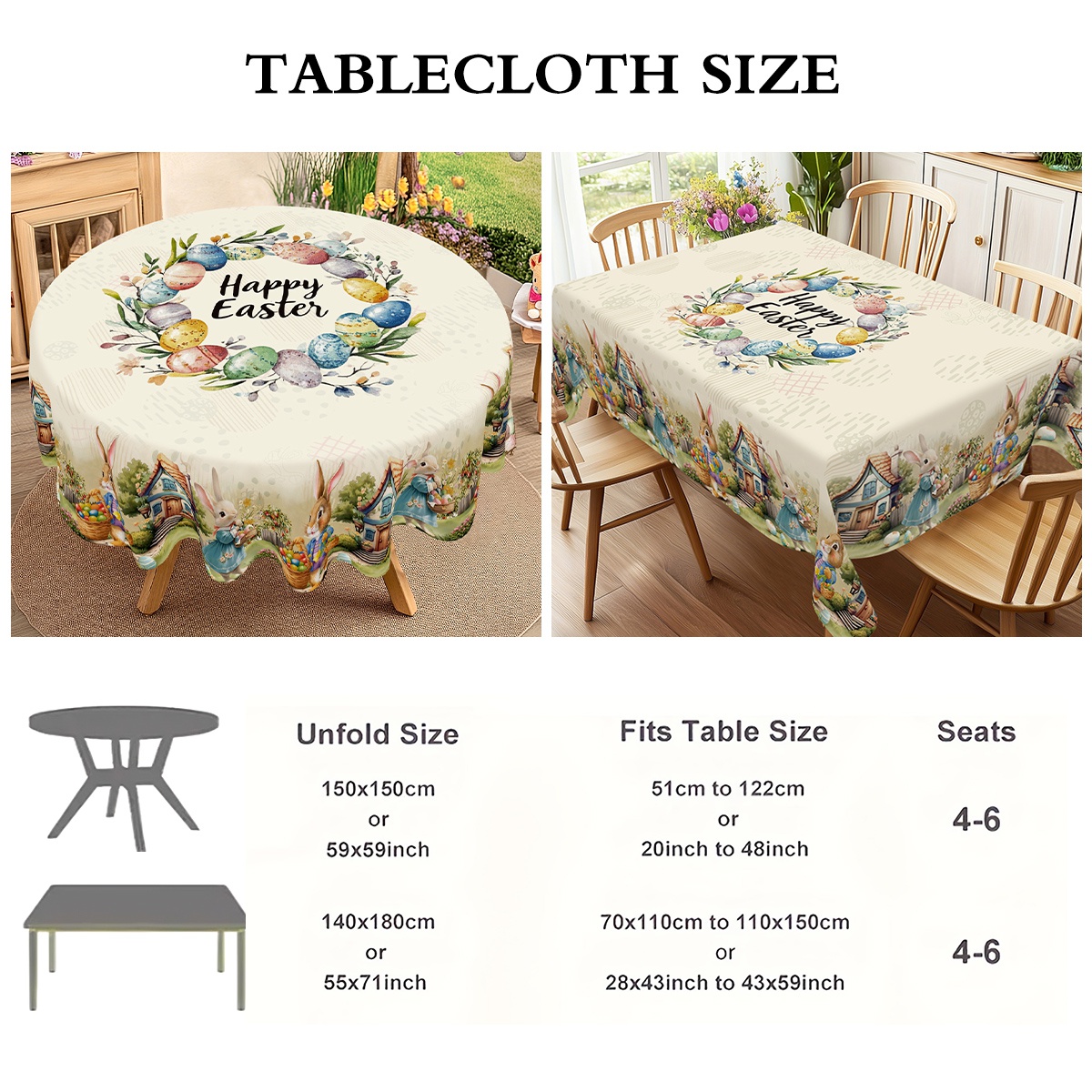 Mixed Style Easter Bunny Table - Outdoor Hunting Table ulasan dan harga
