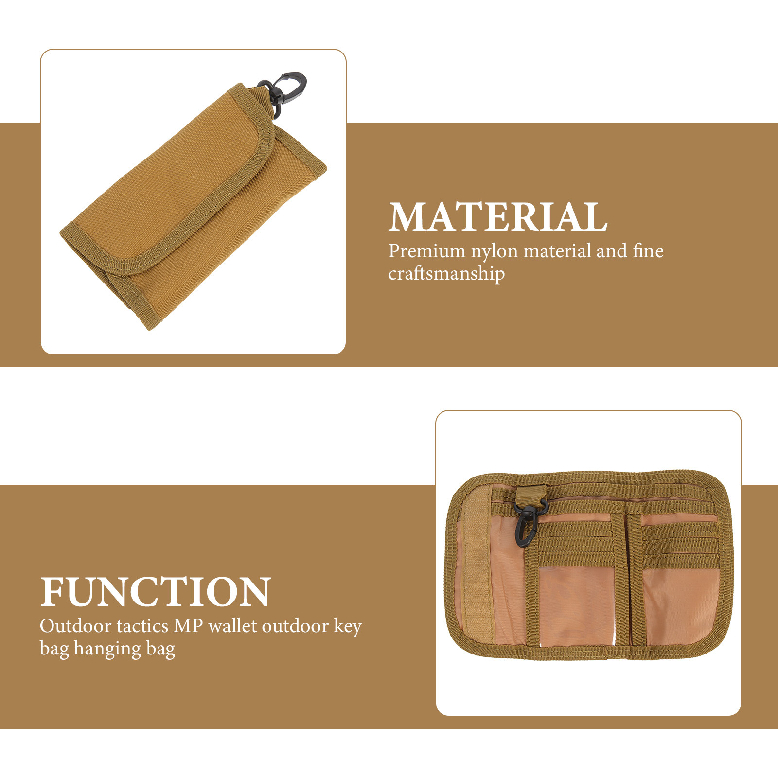 Outdoor Wallet Key Pouch Premi - Outdoor Hunting Gear Storage ulasan dan harga
