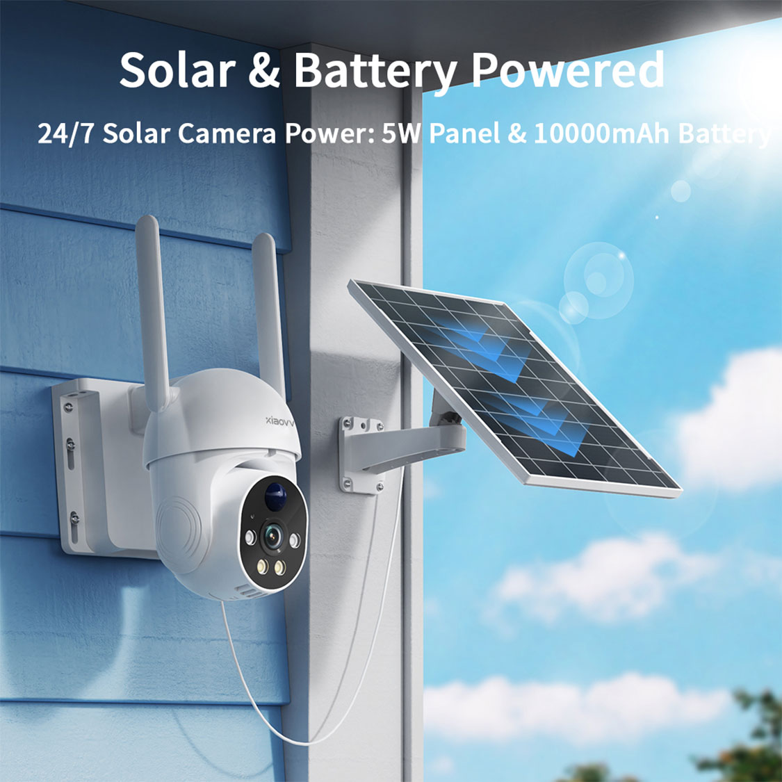 XIAOVV Solar camera wireless 4 - Trail Camera Infrared ulasan dan harga