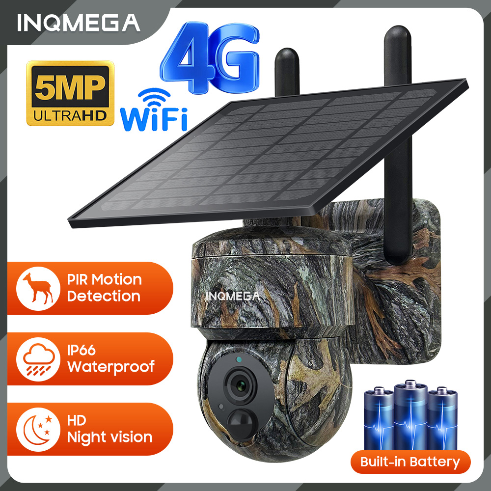 INQMEGA 5MP 4G / WIFI Solar Wi - Hunting Outdoor Camera ulasan dan harga