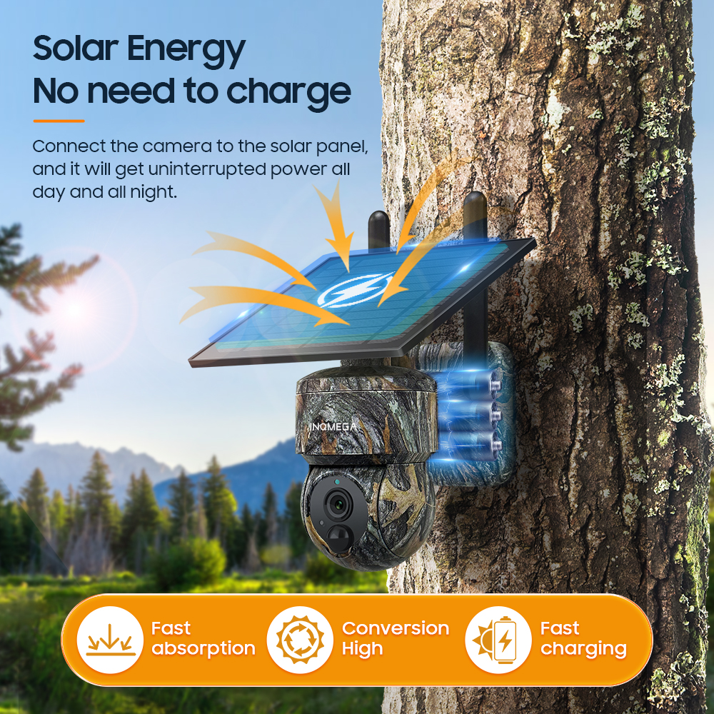 INQMEGA 5MP 4G / WIFI Solar Wi - Hunting Outdoor Camera ulasan dan harga
