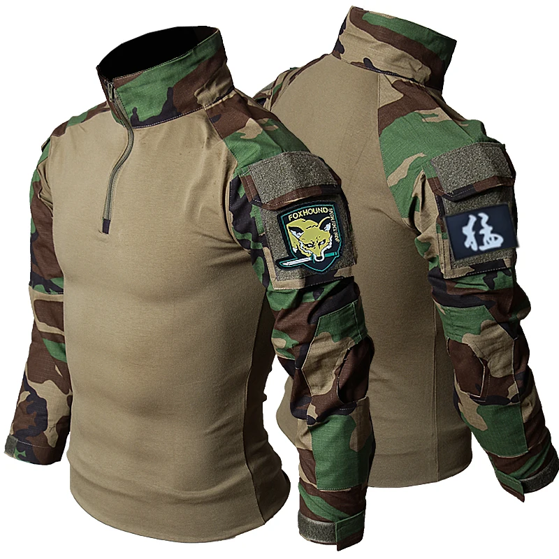 Tactical Cargo Uniform Jungle  - Hunting Outdoor Shirts ulasan dan harga