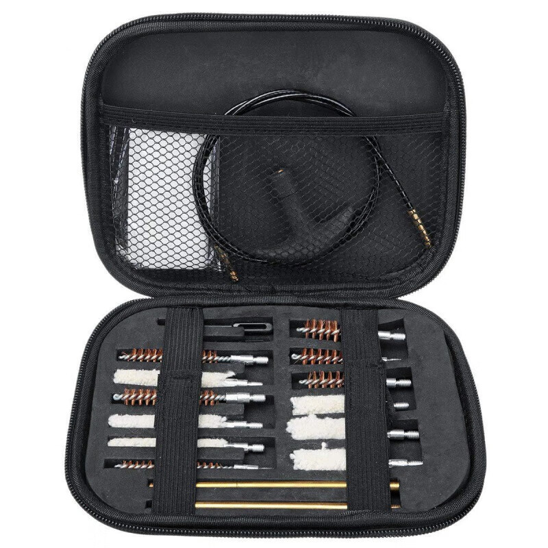 Rifle Pistol Cleaning Kit 19pc - Gun Cleaning Rod ulasan dan harga