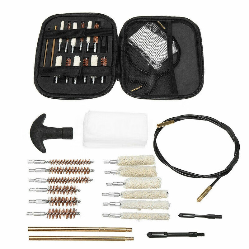 Rifle Pistol Cleaning Kit 19pc - Gun Cleaning Rod ulasan dan harga