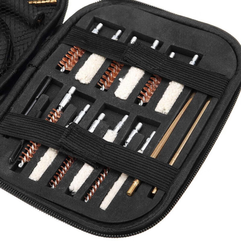 Rifle Pistol Cleaning Kit 19pc - Gun Cleaning Rod ulasan dan harga