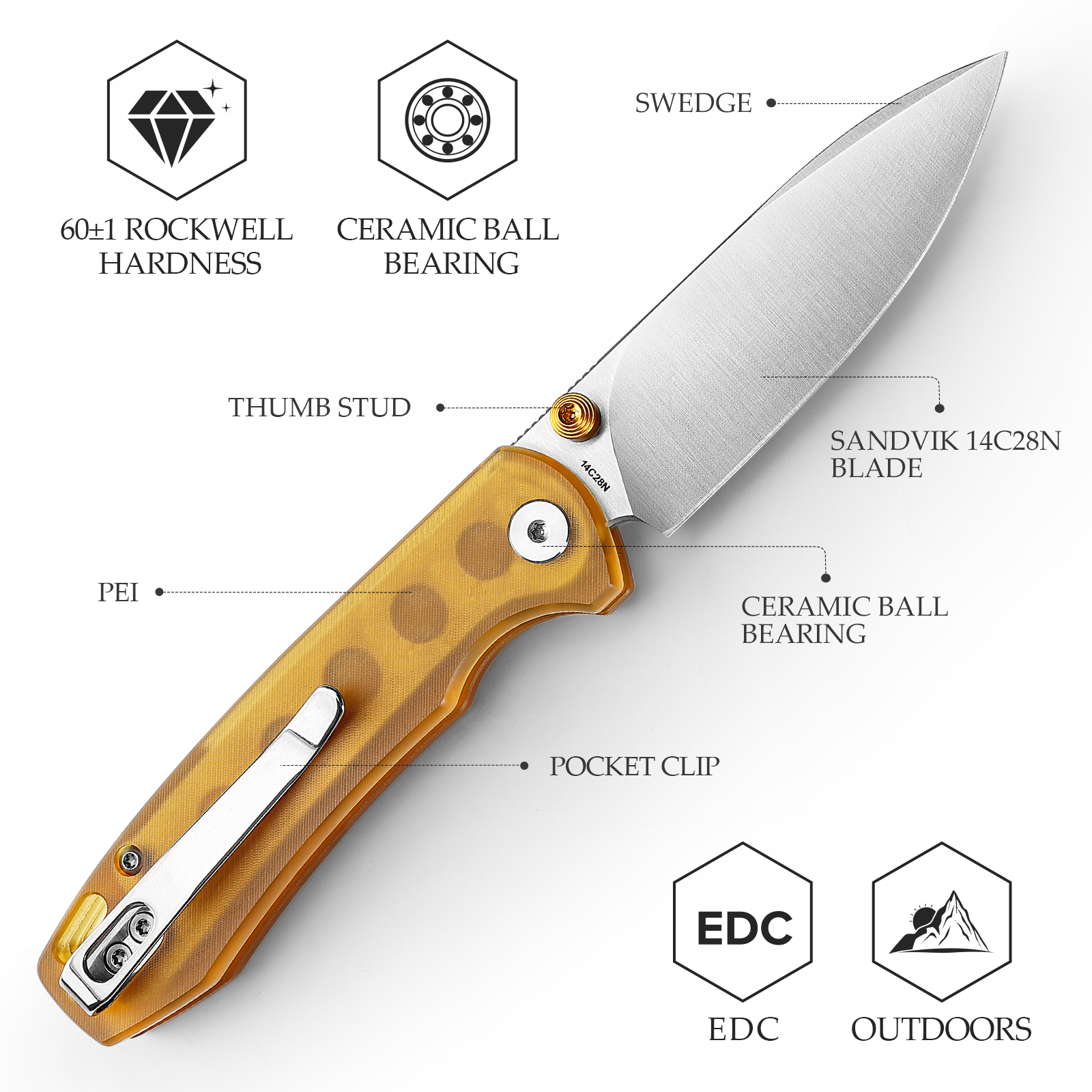 TRIVISA Dragonfly Pocket Knife - Outdoor Hunting Gifts ulasan dan harga