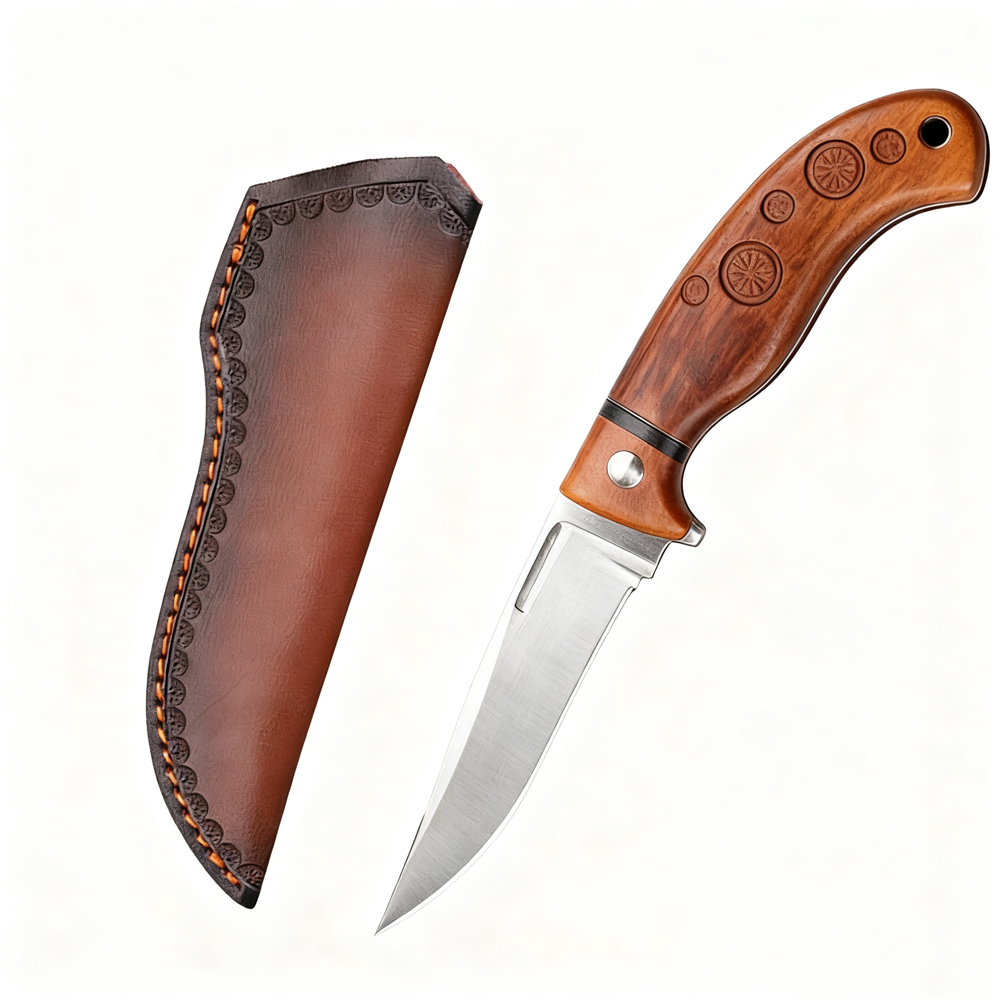 22cm Fixed Blade Knife Scabbar - Knife Hunting Fixed Blade ulasan dan harga