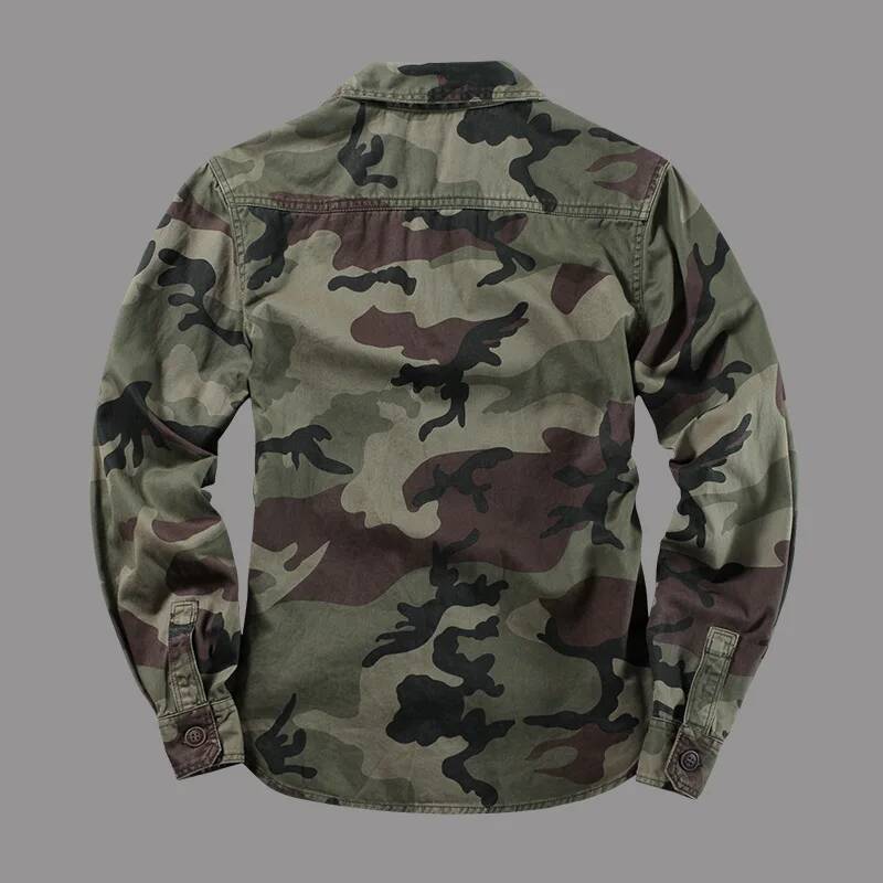 Men Outdoor Camouflage Militar - Hunting Outdoor Shirts ulasan dan harga