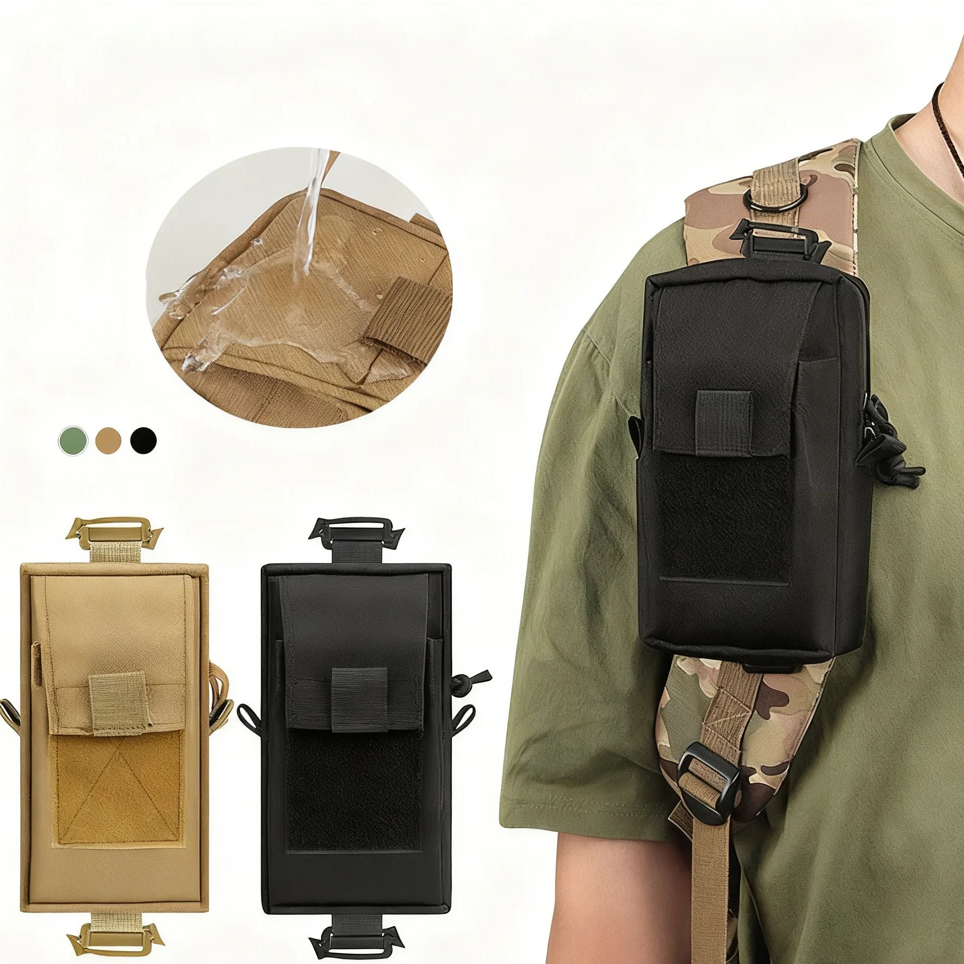 Outdoor Tactical Phone Pouch M - Outdoor Hunting Gear Storage ulasan dan harga