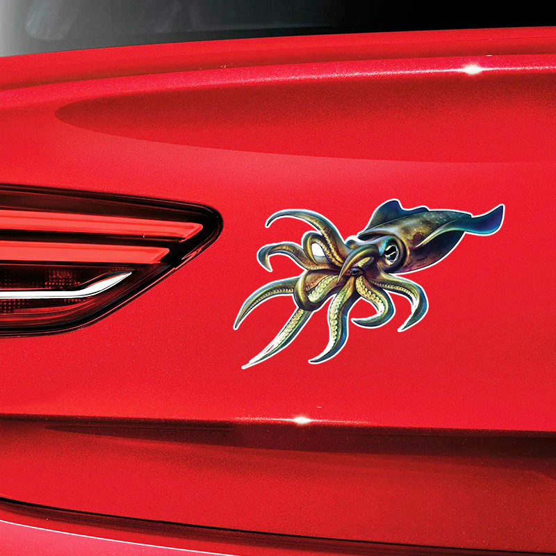 J518# Cartoon Car Sticker Squi - Hunting Outdoor Decor ulasan dan harga