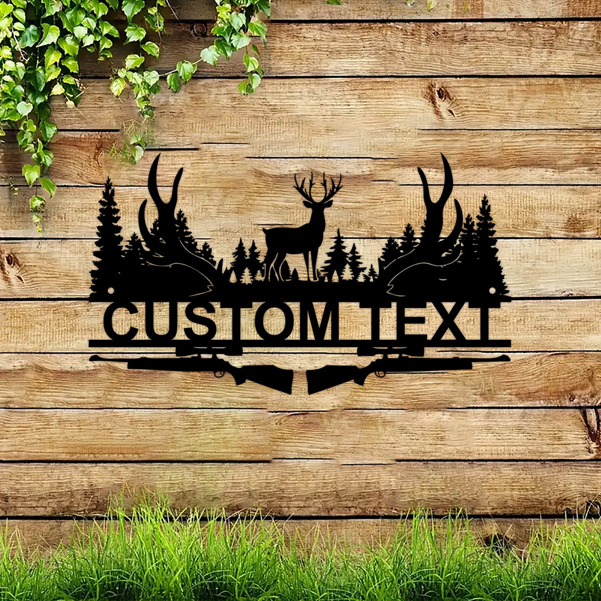 Custom Deer Cabin Metal Sign,  - Hunting Outdoor Decor ulasan dan harga