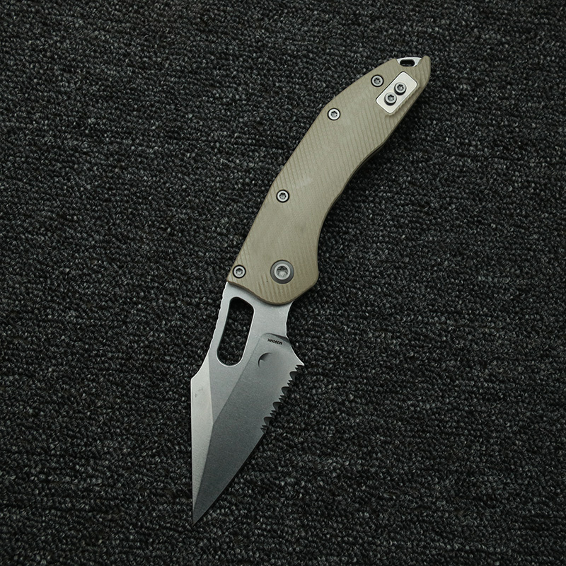 LEMIFSHE  Manual Stitch Textur - Knife Hunting Fixed Blade ulasan dan harga