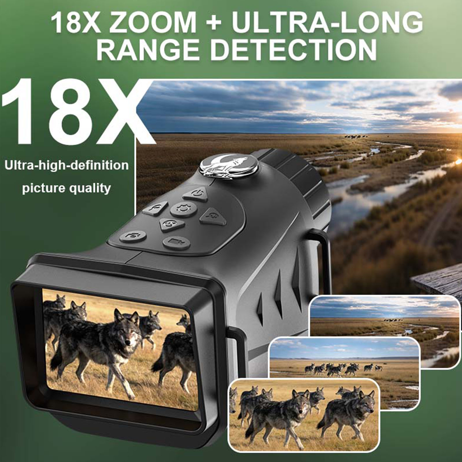 4K Outdoor HD Telescope Camera - Hunting Outdoor Camera ulasan dan harga