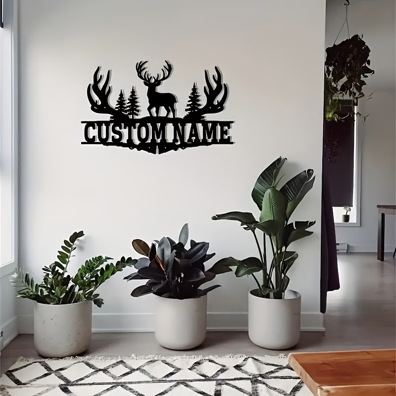 Customizable Rustic Deer Antle - Hunting Outdoor Christmas Decorations ulasan dan harga