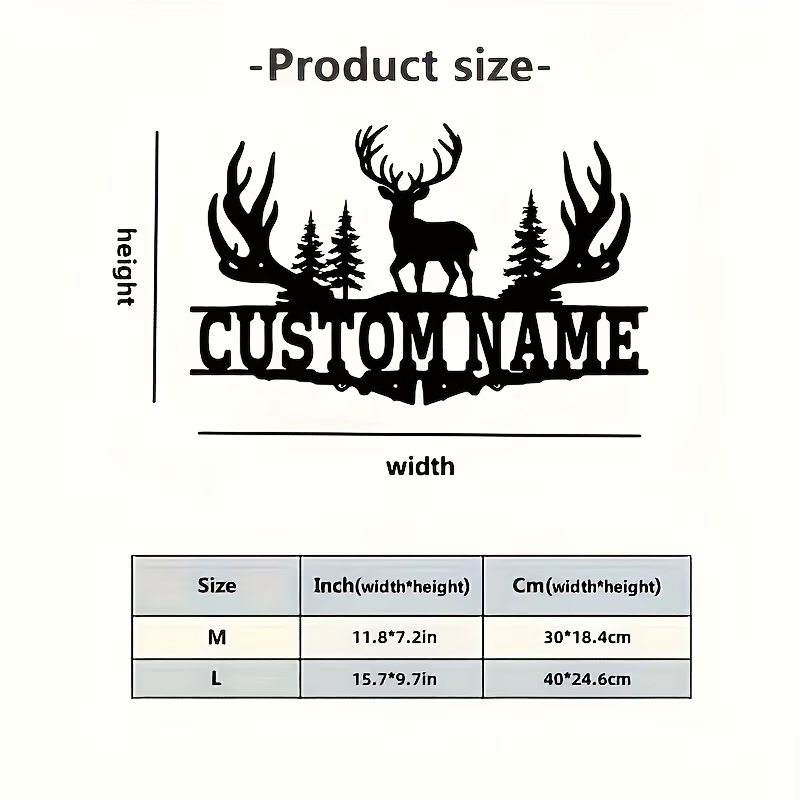 Customizable Rustic Deer Antle - Hunting Outdoor Christmas Decorations ulasan dan harga