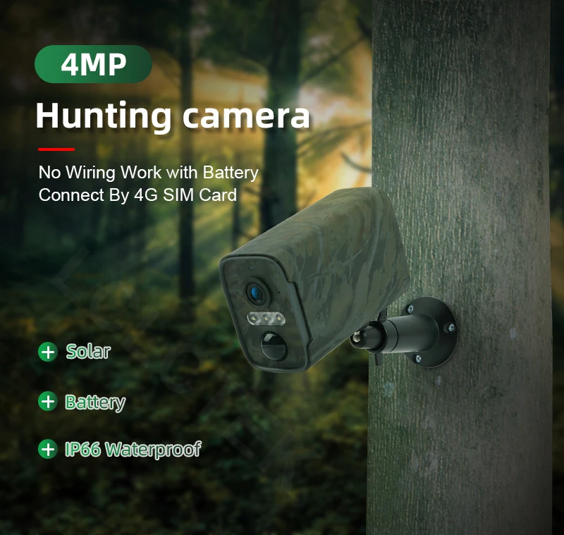 LCLCTEK New 4MP 4G Battery Sec - Hunting Outdoor Camera ulasan dan harga