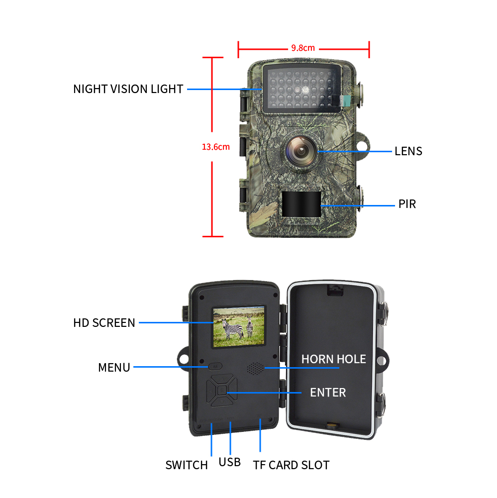 HD Wildlife Trail  Camera PIR  - Trail Camera Infrared ulasan dan harga