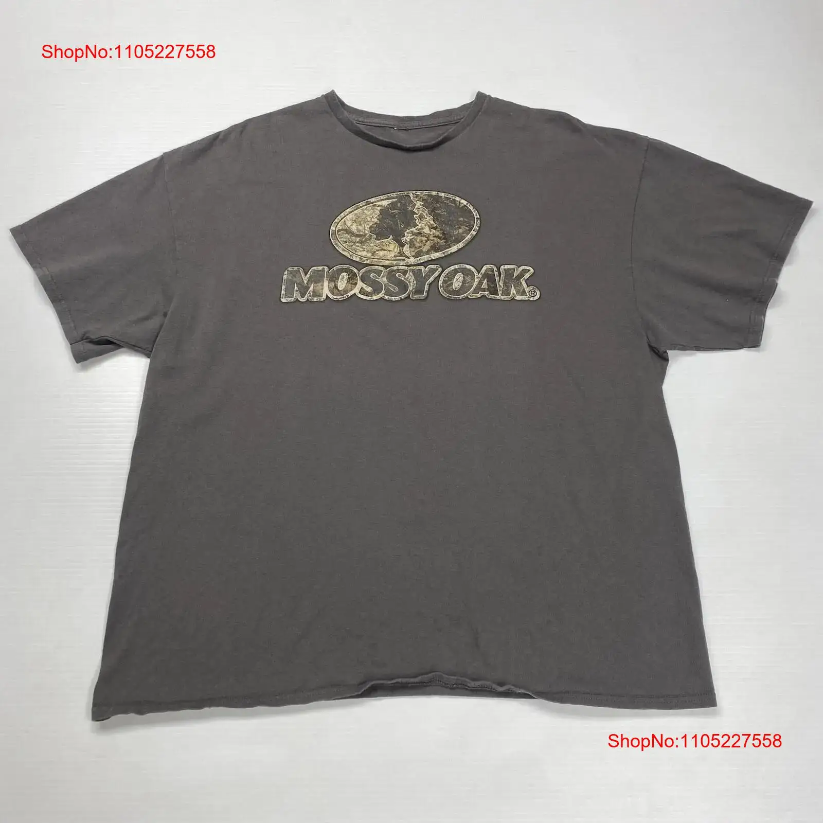 Mossy Oak Mens T Shirt M Gray  - Outdoor Hunting Logo ulasan dan harga