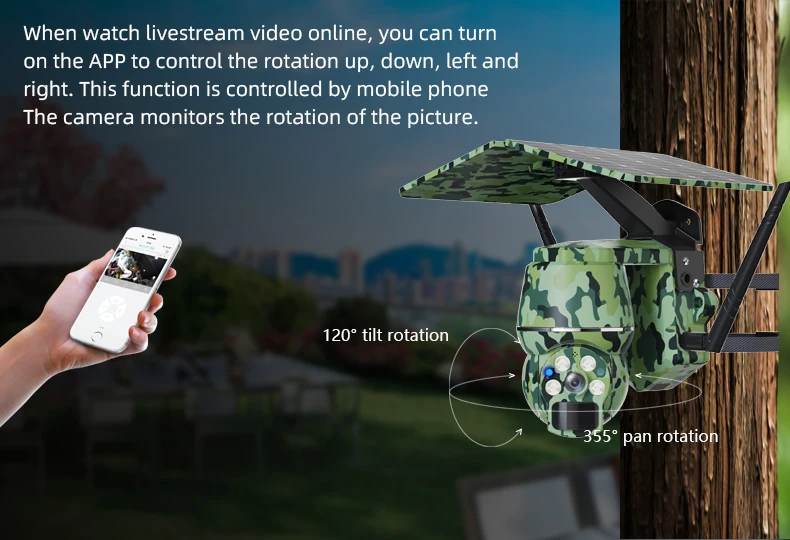 Camouflage 1 Inch 6W Hunting T - Hunting Outdoor Camera ulasan dan harga