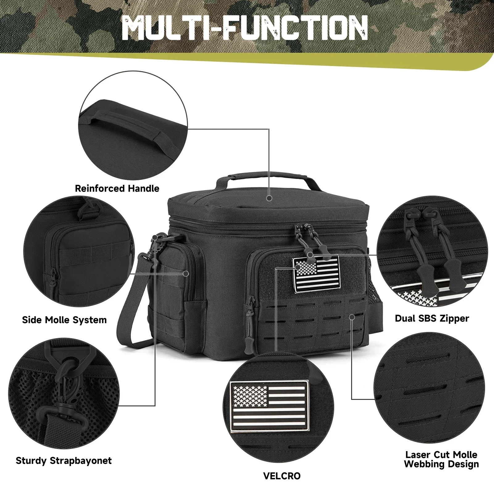 13L Tactical Thermal Cooler Ba - Outdoor Hunting Gear Storage ulasan dan harga