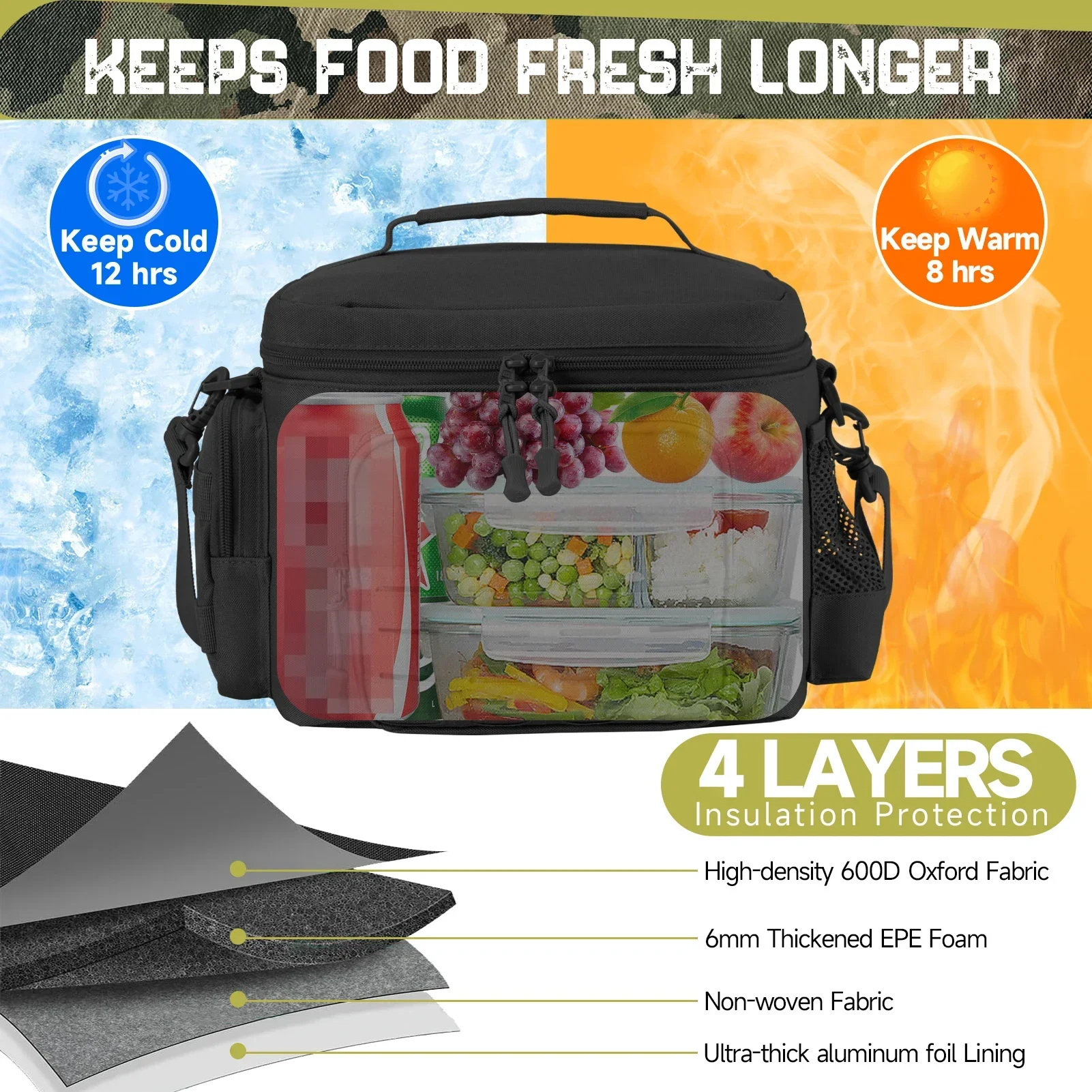 13L Tactical Thermal Cooler Ba - Outdoor Hunting Gear Storage ulasan dan harga