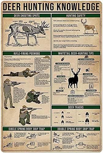 Funny Metal Tin Sign Deer Hunt - Hunting Outdoor Decor ulasan dan harga