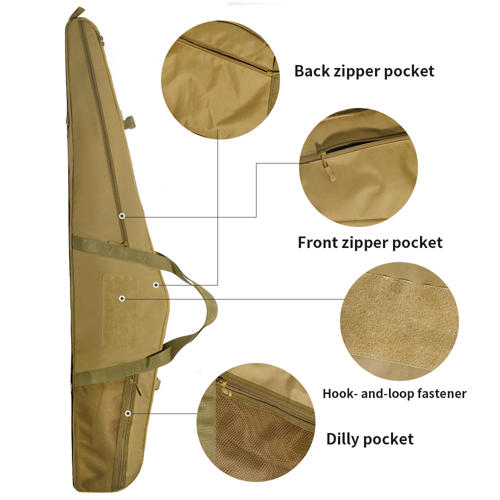 51 Inch Soft Thickened Padded  - Outdoor Hunting Gear Storage ulasan dan harga