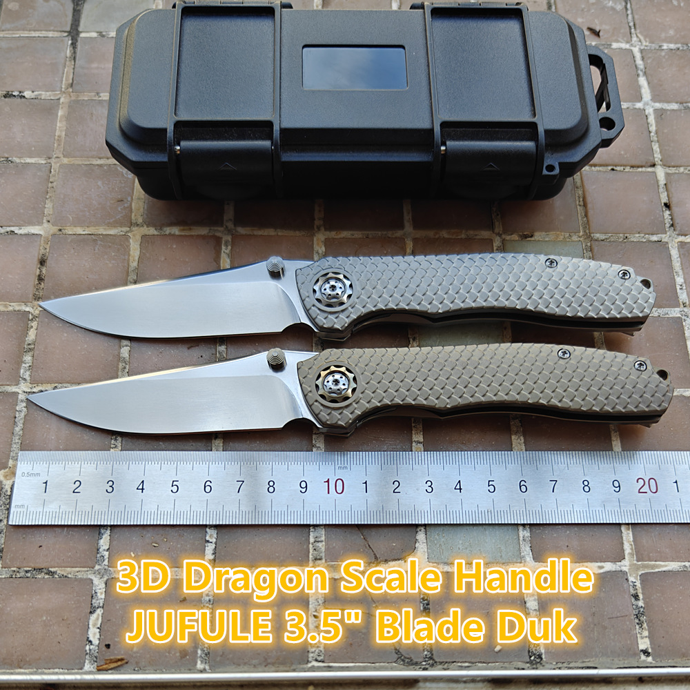 JUFULE New DUK Dragon Scale Co - Knife Hunting Fixed Blade ulasan dan harga